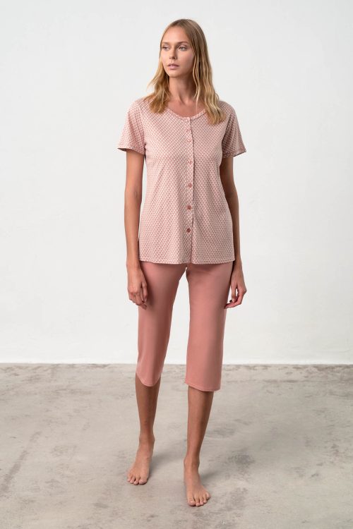 Printed Buttoned Pyjamas - Image 1