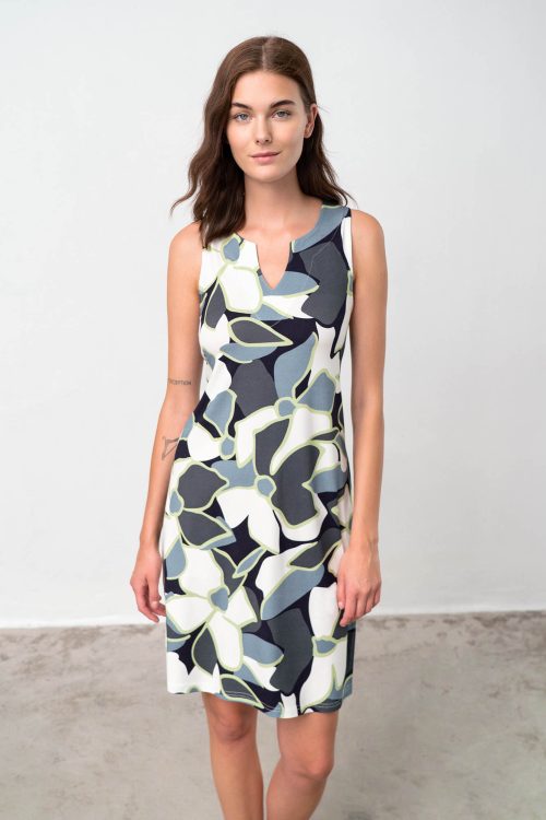 Рокля без ръкави с щампа - Image 1