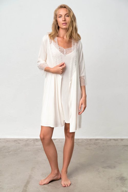 Nightgown & Robe Set - Image 1