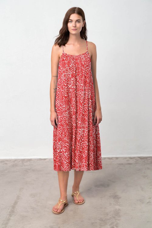 Dress with straps - Image 1