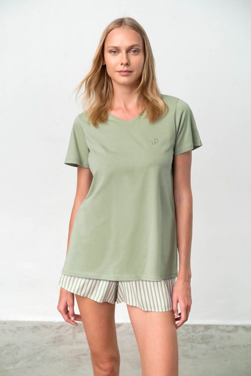 Pyjamas with Short Sleeves - Image 1