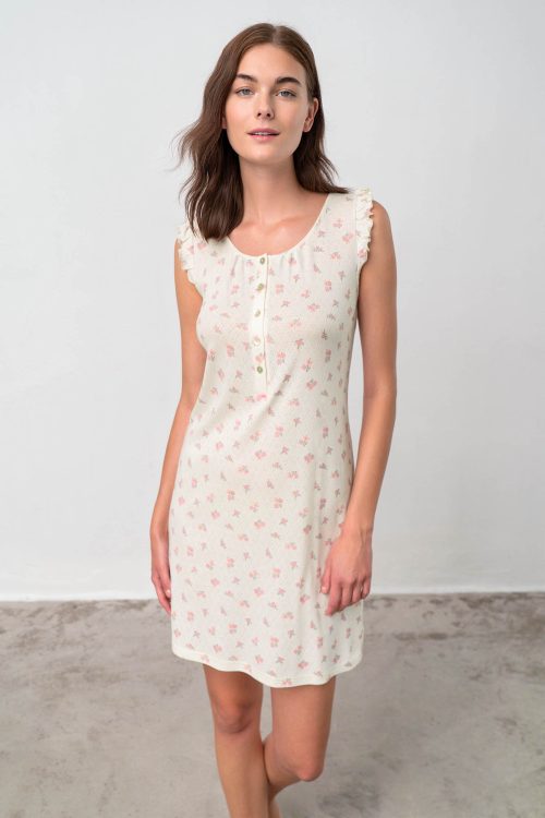 Нощна риза с копчета - Image 1