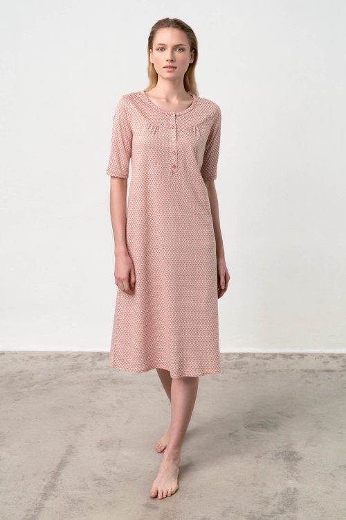 Нощна риза с копчета - Image 1