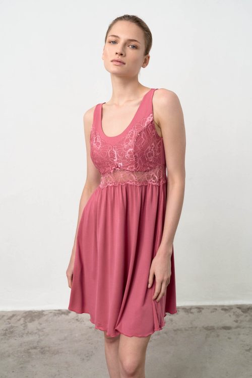 Woman’s Nightgown with lace - Image 1