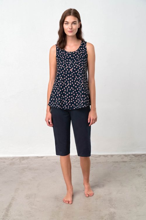 Pyjamas with Button Placket - Image 1