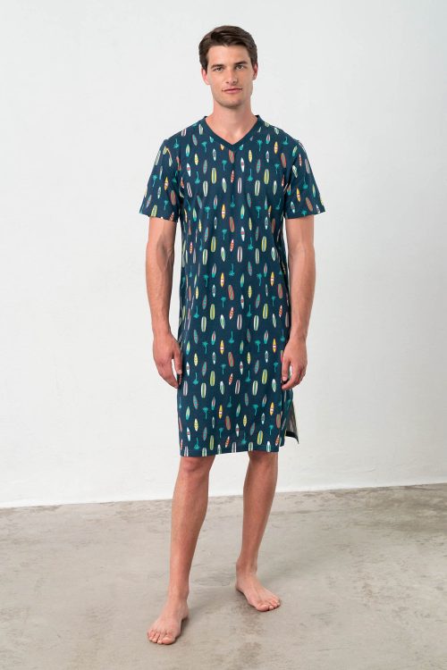 Nightgown with Short Sleeves - Image 2