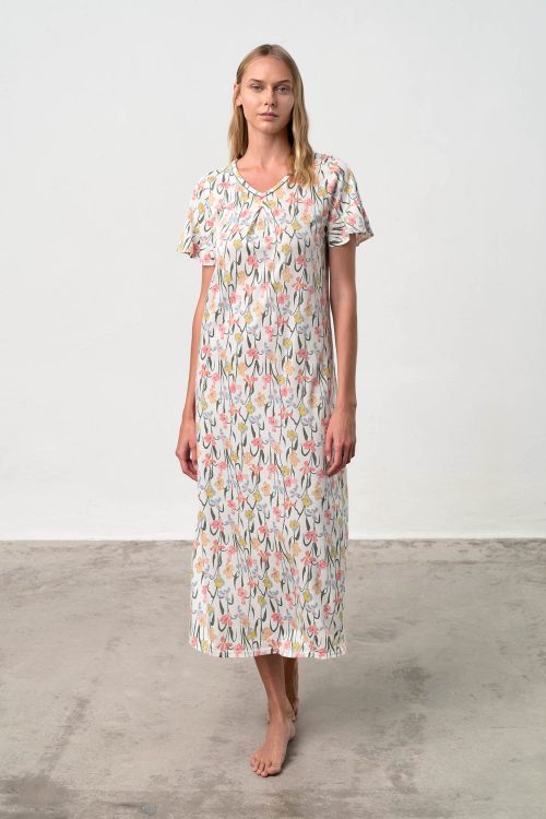 Nightgown with Short Sleeves - Image 2