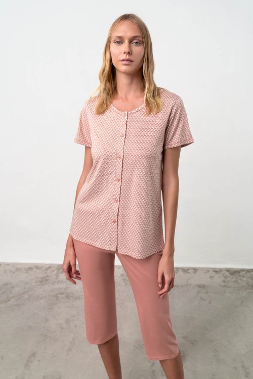 Printed Buttoned Pyjamas - Image 2