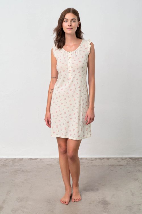 Нощна риза с копчета - Image 2