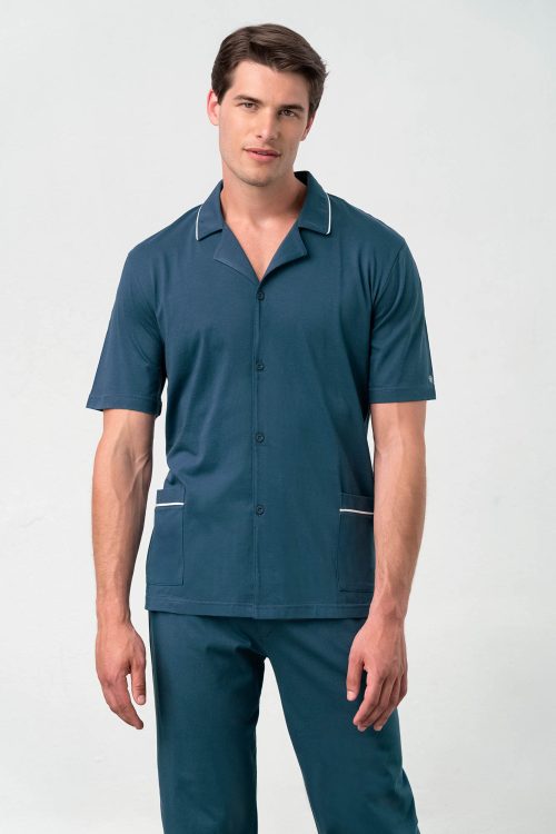 Buttoned Pyjamas with Long Pants - Image 2