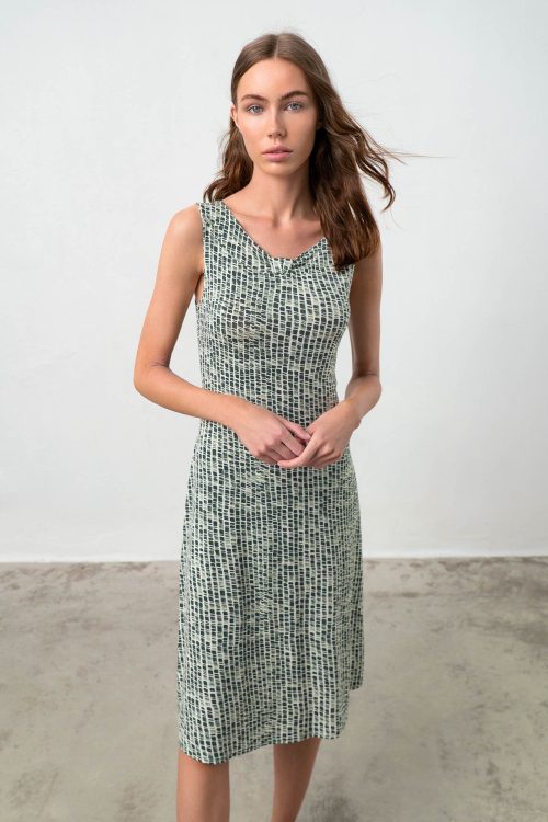 Нощна риза без ръкави с щампа - Image 3