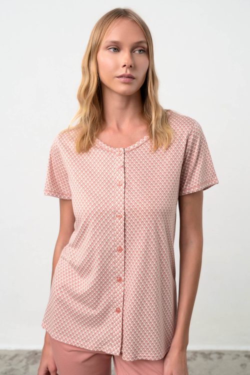 Printed Buttoned Pyjamas - Image 3