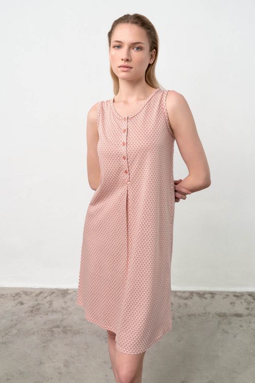 Нощна риза с копчета - Image 3