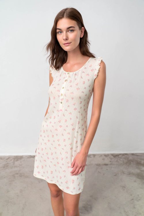 Нощна риза с копчета - Image 3