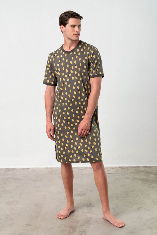 Nightgown with Short Sleevesι - Image 3