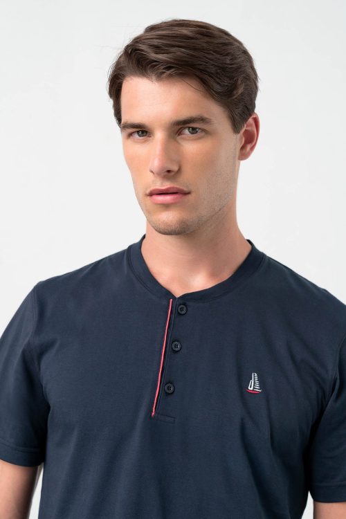 Pyjamas with Button Placket - Image 3