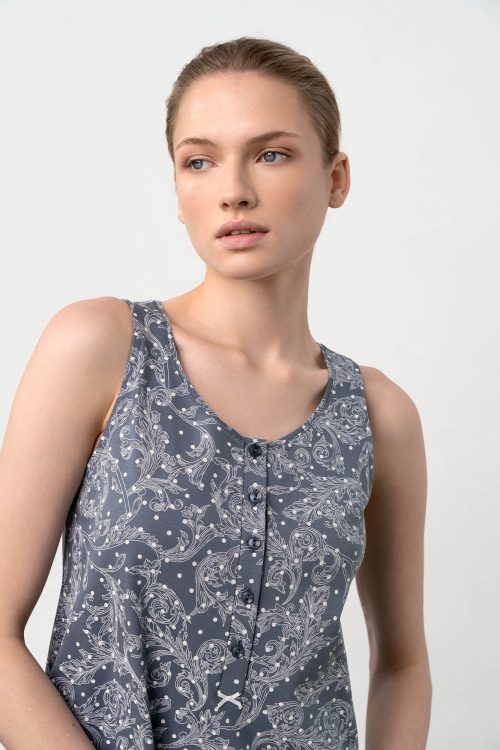 Нощна риза с копчета - Image 3