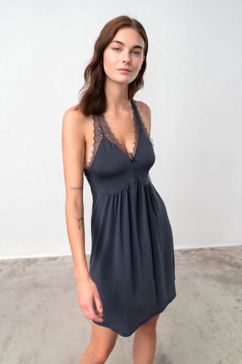 Нощна риза с презрамки - Image 3