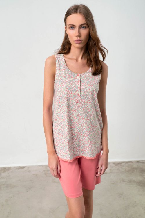 Pyjamas with Button Placket - Image 3