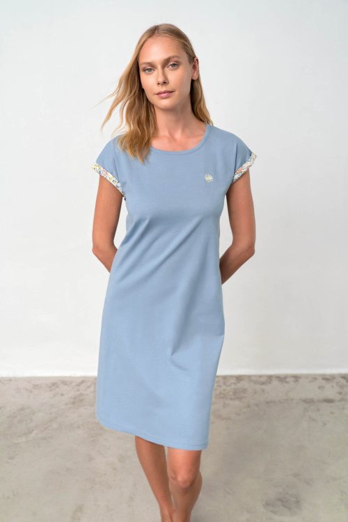 Nightgown with Short Sleeves - Image 3