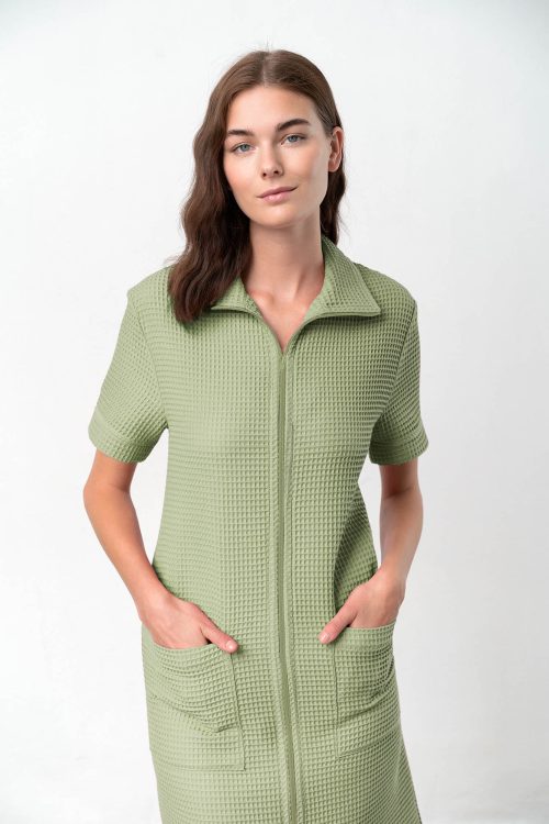Robe with Short Sleeves - Image 3