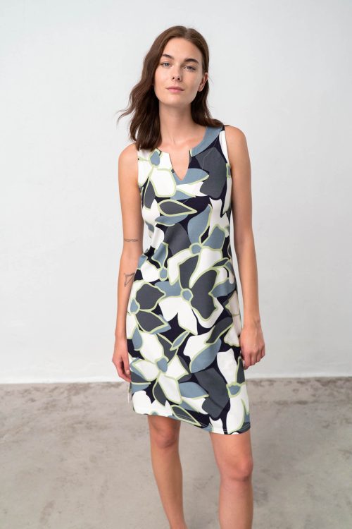 Рокля без ръкави с щампа - Image 3