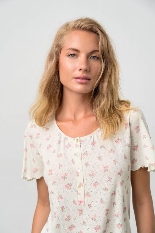 Pyjamas with Button Placket - Image 3