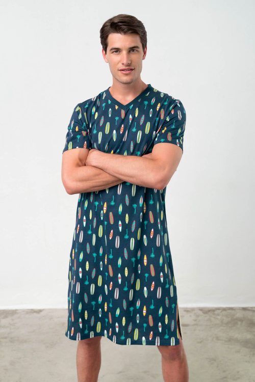 Nightgown with Short Sleeves - Image 3