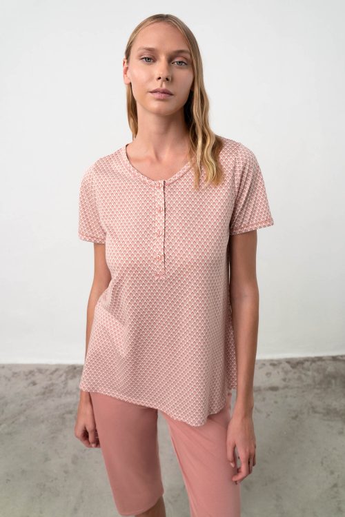 Pyjamas with Button Placket - Image 3