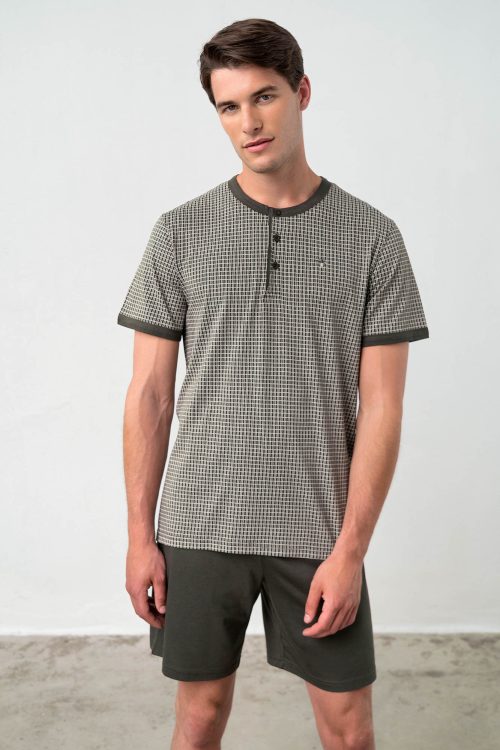 Pyjamas with Button Placket - Image 3