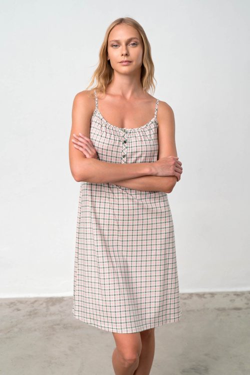 Нощна риза с презрамки - Image 3