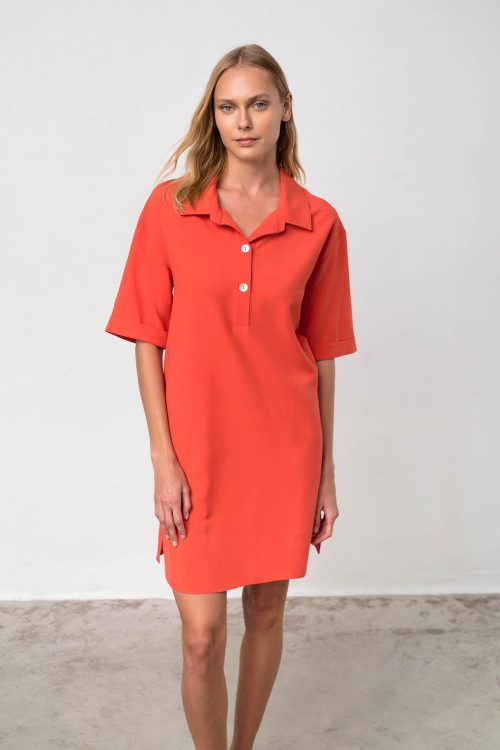 Dress with Short Sleeves - Image 4