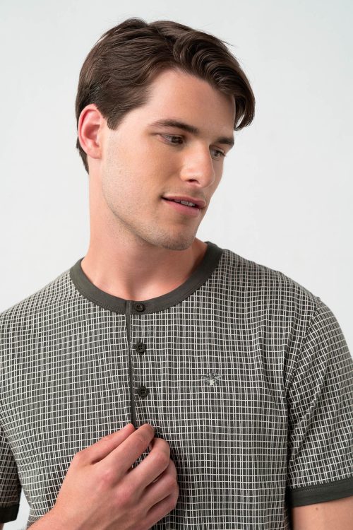 Pyjamas with Button Placket - Image 4
