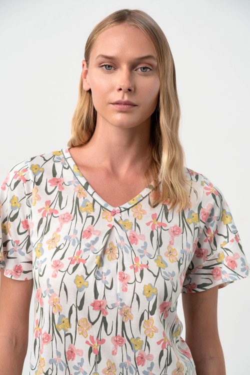 Nightgown with Short Sleeves - Image 4