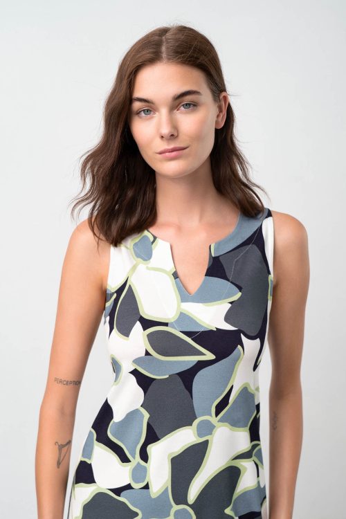 Рокля без ръкави с щампа - Image 4