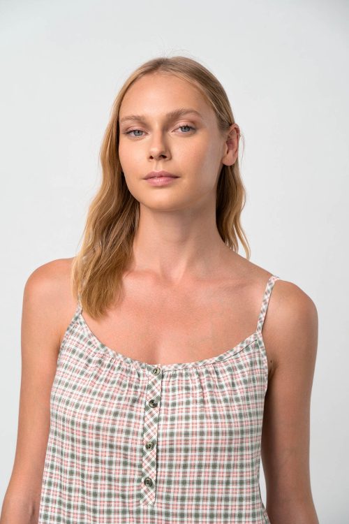 Нощна риза с презрамки - Image 4