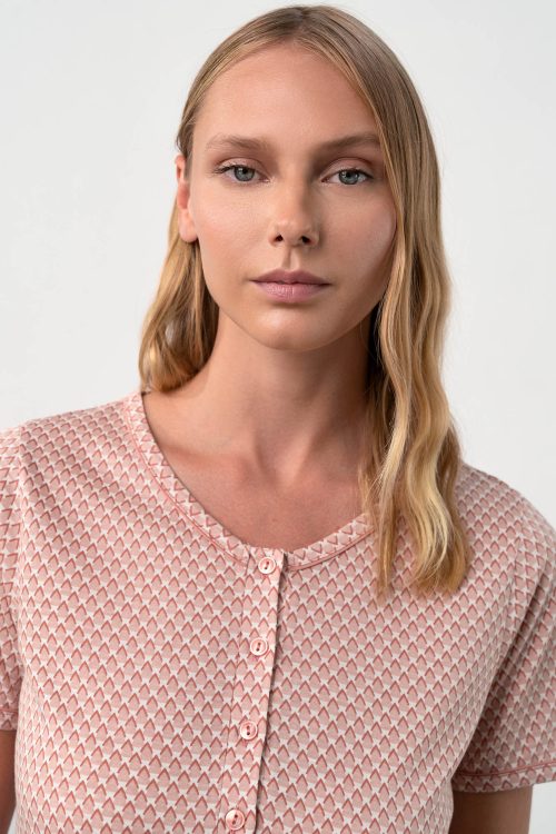 Pyjamas with Button Placket - Image 4