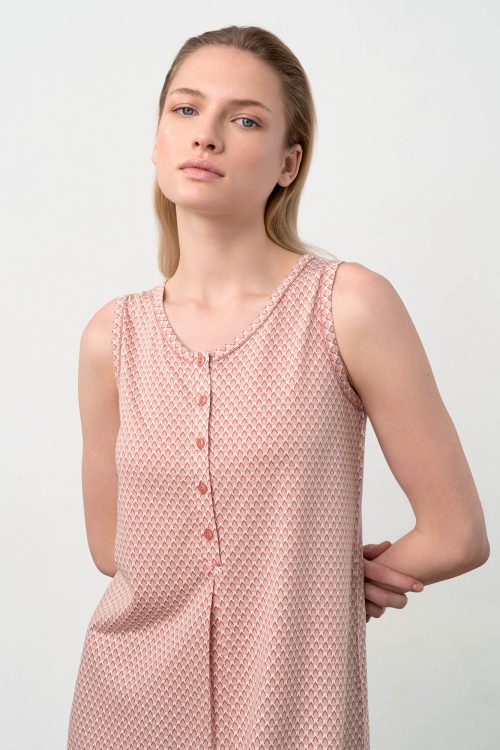 Нощна риза с копчета - Image 4