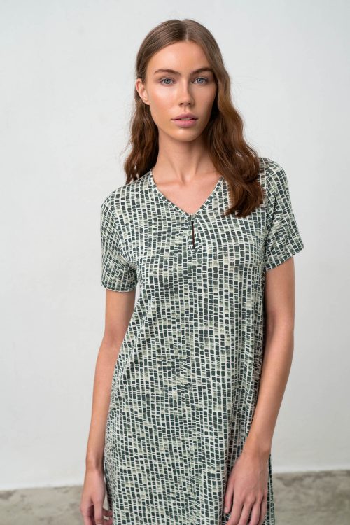 Nightgown with Short Sleeves - Image 4