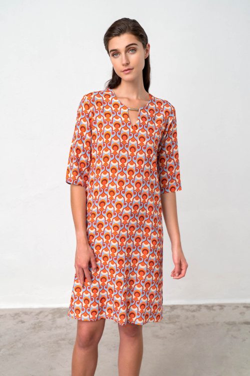 Dress with Short Sleeves - Image 4