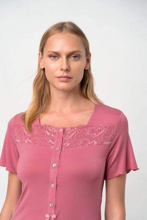 Нощна риза с копчета - Image 5