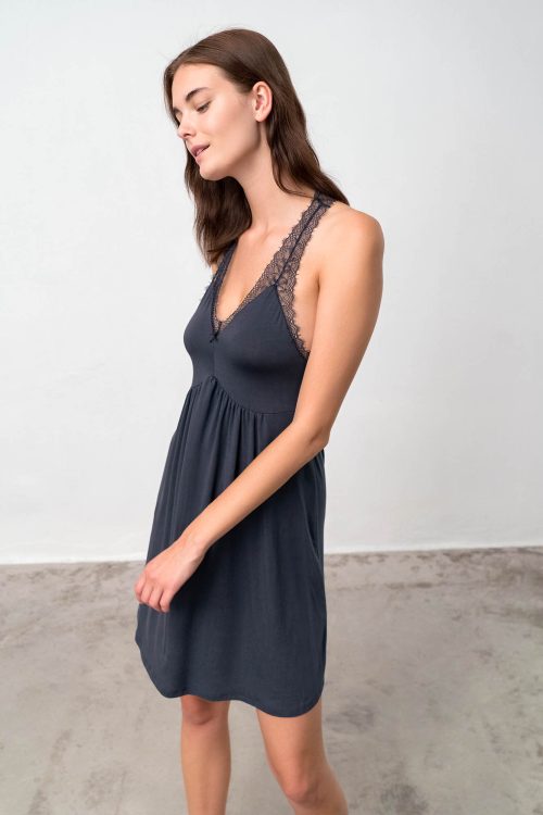 Нощна риза с презрамки - Image 5