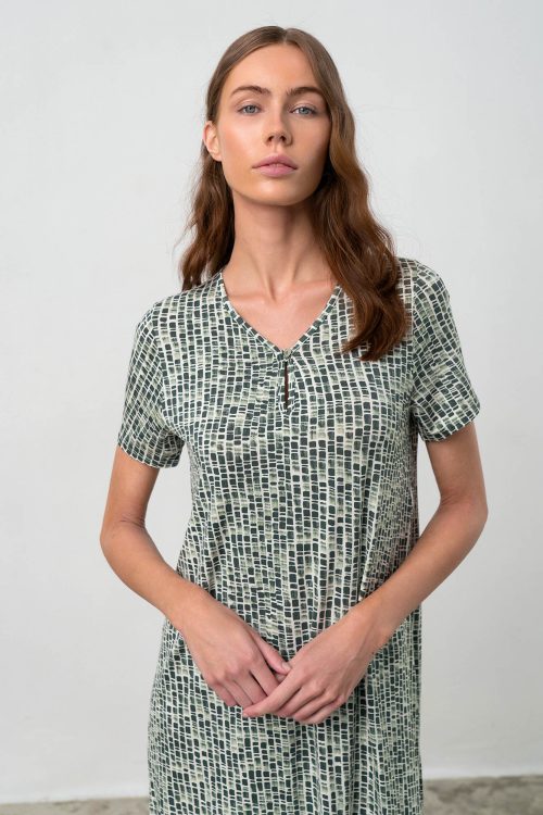 Nightgown with Short Sleeves - Image 5