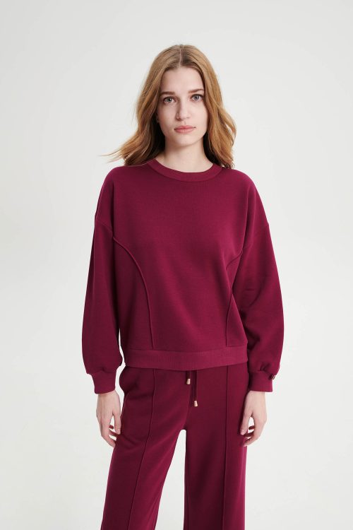 Обикновена блуза с дълъг ръкав - Image 1