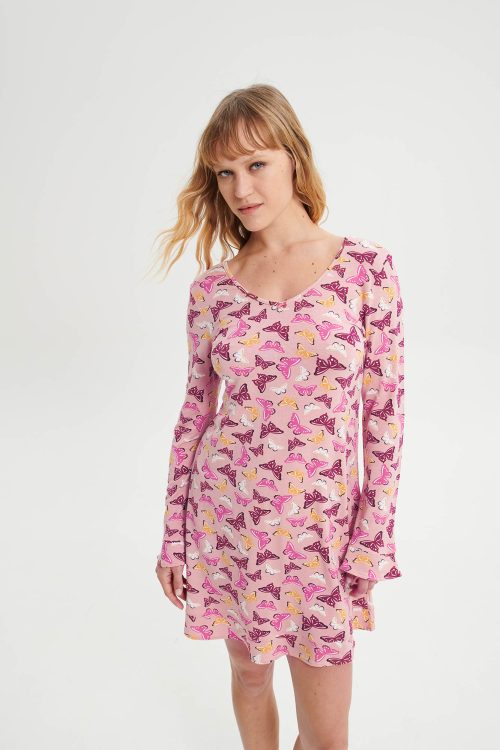 Нощна риза с дълги ръкави - Image 1