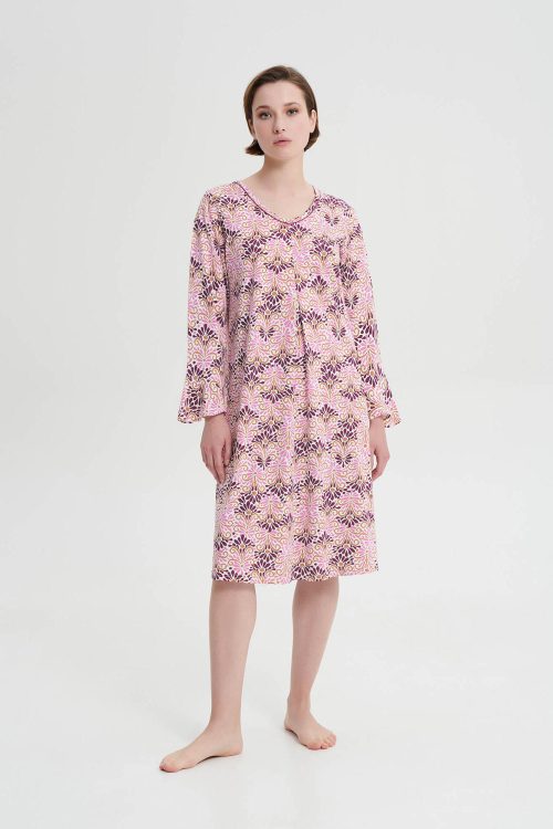 Нощна риза с дълги ръкави - Image 1