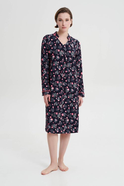 Нощна риза с плисе - Image 1