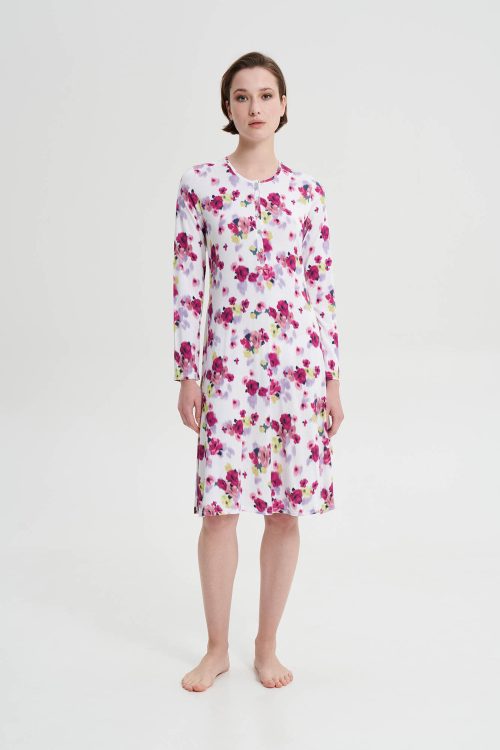 Нощна риза с копчета - Image 1