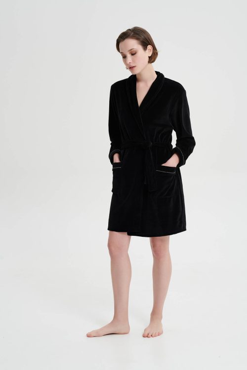 Обикновен къс халат - Image 2