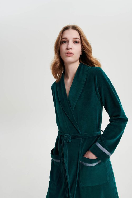 Обикновен дълъг халат - Image 2